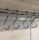 BOX 20 pcs DISPLAY HOOKS METAL CHROME - photo 3