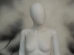 BUSTO Donna PVC Bianco con testa - foto 4