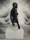 Woman Black PVC Bust headed - photo 2