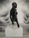 BUSTO Donna PVC Nero con testa - foto 2