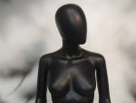 BUSTO Donna PVC Nero con testa - foto 4