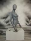Woman Grey PVC Bust headed - photo 1