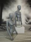 Woman Grey PVC Bust headed - photo 3