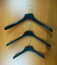 BOX OF 50 BLACK CLOTHES HANGERS cm 42 - photo 3