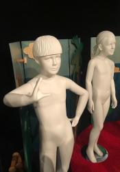 CHILD MANNEQUIN WITH SCULPTED HEAD