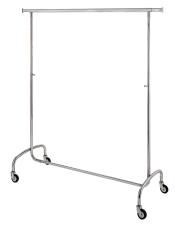 ADJUSTABLE CHROME CLOTHES STAND