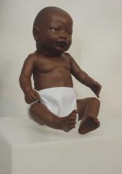 MANICHINO NEONATO BEBE'  AFRICANO