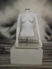 BUSTO Donna PVC Bianco