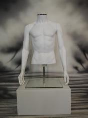 Man White PVC Bust