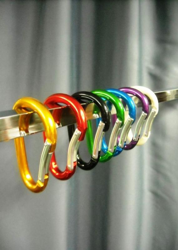 BOX OF 10 COLOURED SPRING CATCHES