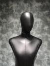 PAIR OF BUSTS COVERED IN BLACK ECO-LEATHER - photo 5