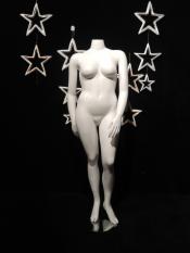 LARGE-SIZED WHITE WOMAN MANNEQUIN 